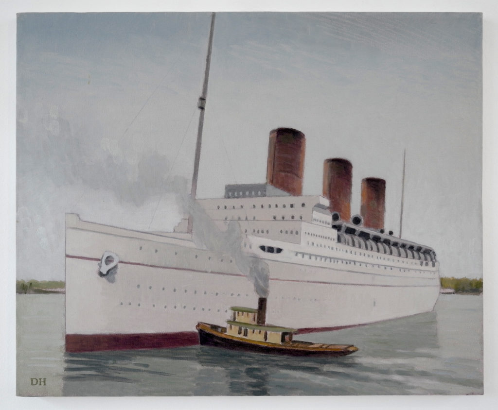 Duncan Hannah, The Empress of Britain, 2011. Oil on canvas, 40.6 x 50.8 cm, 15 63/64 x 20 inch.