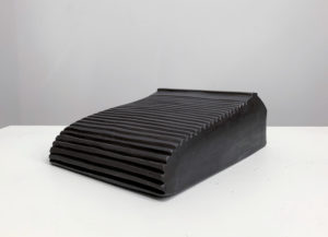 Christina Tenaglia, Untitled (153), 2010. Earthenware and graphite, 15.2 x 25.4 x 7.6 cm, 6 x 10 x 3 inch.