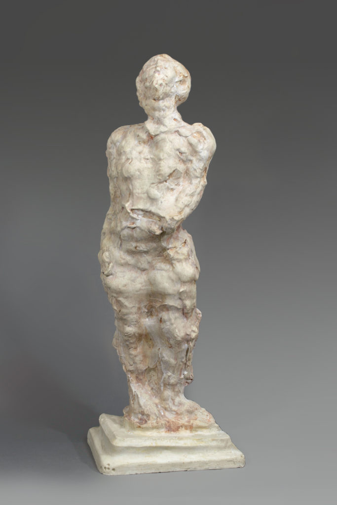 Bruce Gagnier, Ruderi III, 1983. Painted plaster, 71.1 x 25.4 x 25.4 cm, 28 x 10 x 10 inch. Edition 2 of 5.