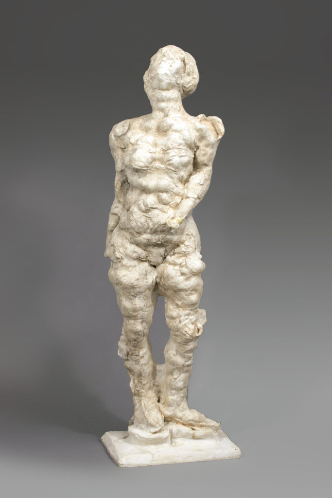 Bruce Gagnier, Vet, 1983. Painted plaster, 78.7 x 25.4 x 20.3 cm, 31 x 10 x 8 inch. Edition 2 of 5.