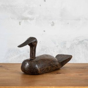 Mokahn (Wooden Wild Goose), 19th century. Wood, 22.9 x 8.9 x 20.3 cm, 9 x 3 1/2 x 8 inch.