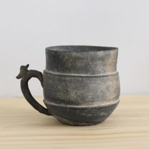 Earthenware Cup, 5th century. Clay, 7 x 8 x 18 cm, 2 3/4 x 3 5/32 x 7 3/32 inch.