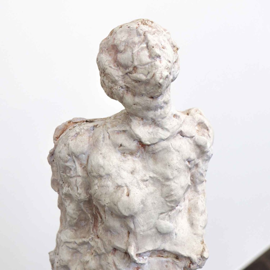 Bruce Gagnier, Ruderi III, 1983. Painted plaster, 70.9 x 25.4 x 25.4 cm, 27 29/32 x 10 x 10 inch. Edition 2 of 5.