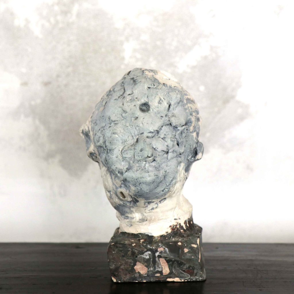 Bruce Gagnier, Lobba, 1982-1995. Painted ceramic, 11.4 x 11.4 x 22.8 cm, 4 1/2 x 4 1/2 x 9 inch. Unique.
