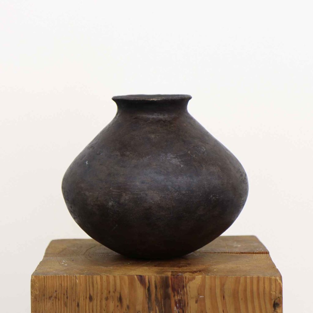 Black Burnished Pottery, 15th century. Clay, 24 x 26 x 22 cm, 9 29/64 x 10 15/64 x 7 61/64 inch.