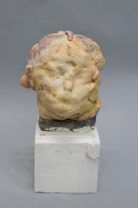 Bruce Gagnier, Marth, 2022. Plaster and paint, 25 x 13 x 13 cm, 10 x 5 x 5 inch.