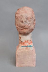 Bruce Gagnier, Leto, 2022. Plaster and paint, 36 x 11 x 9 cm, 14 x 4 1/2 x 3 1/2 inch.