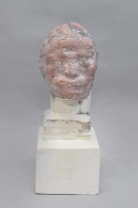 Bruce Gagnier, Khian, 2022. Plaster and paint, 36 x 13 x 13 cm, 14 x 5 x 5 inch.