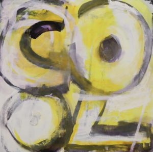 Dana Frankfort, Cool February 2020, 2020, oil on canvas over panel, 48 x 48 x 2 in