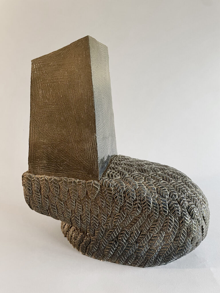 Blockhead 2019 Ceramic 12.5 x 11.5 x 6 in
