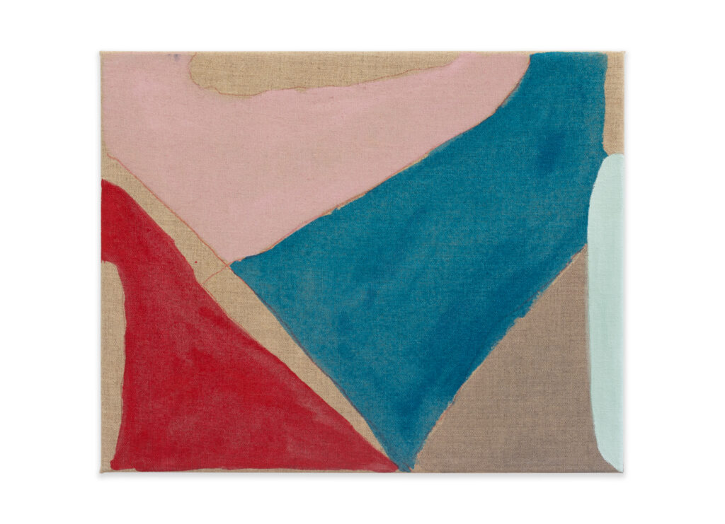 ERTZ - Ascent, 2021-2023, acrylic, colour pencil and oil paint on linen, 33 x 41 cm (13 x 16.1 in)