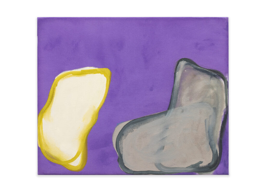 Relational Difference III (version), 2024, acrylic, colour pencil and oil paint on cotton duck, 38 x 46 cm (15 x 18.1 in)
