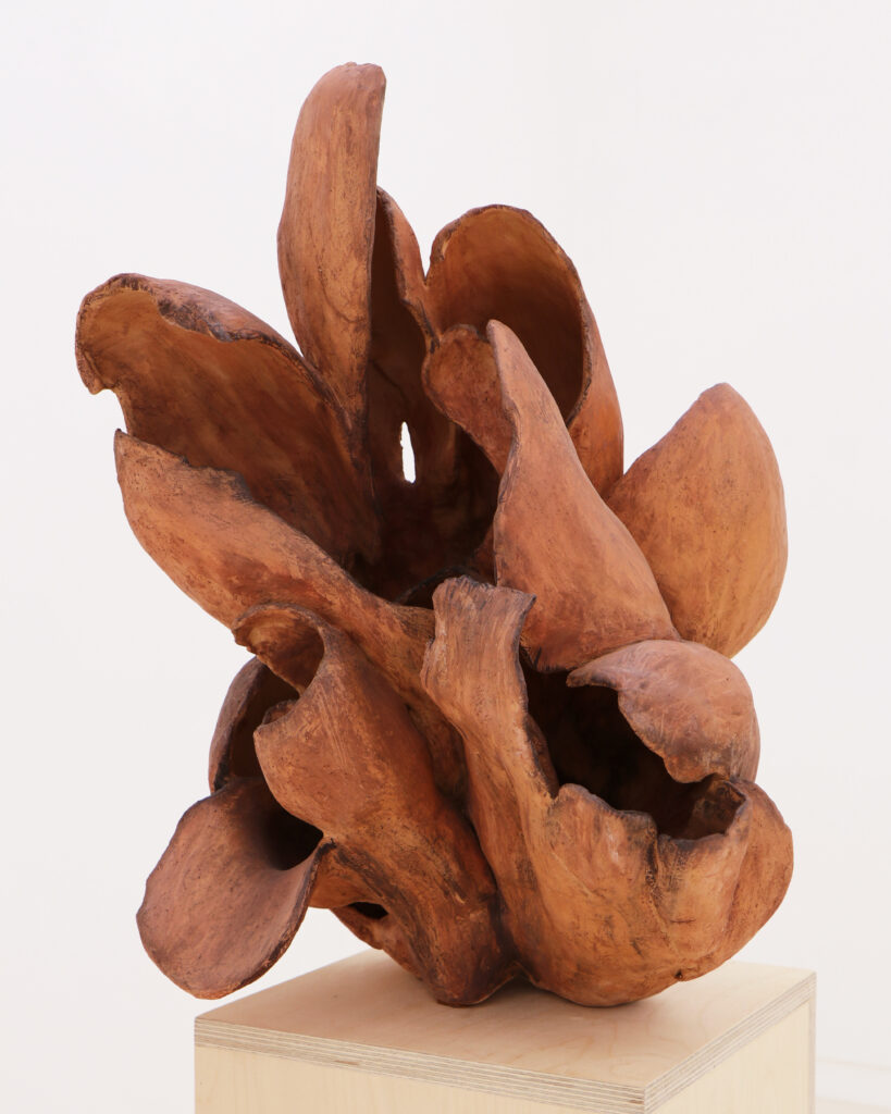 땅의 것들 꽃, 2024, Glazed stoneware, 50 x 50 x 60 cm