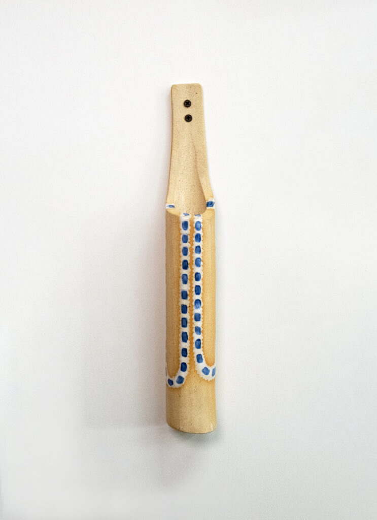 Untitled 2023 stoneware, glaze 15 x 2 x 2 in